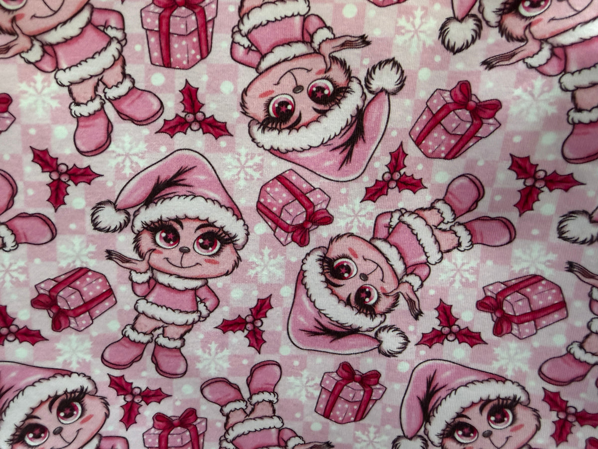 (1952) Pink Mean Xmas Character - Size 1