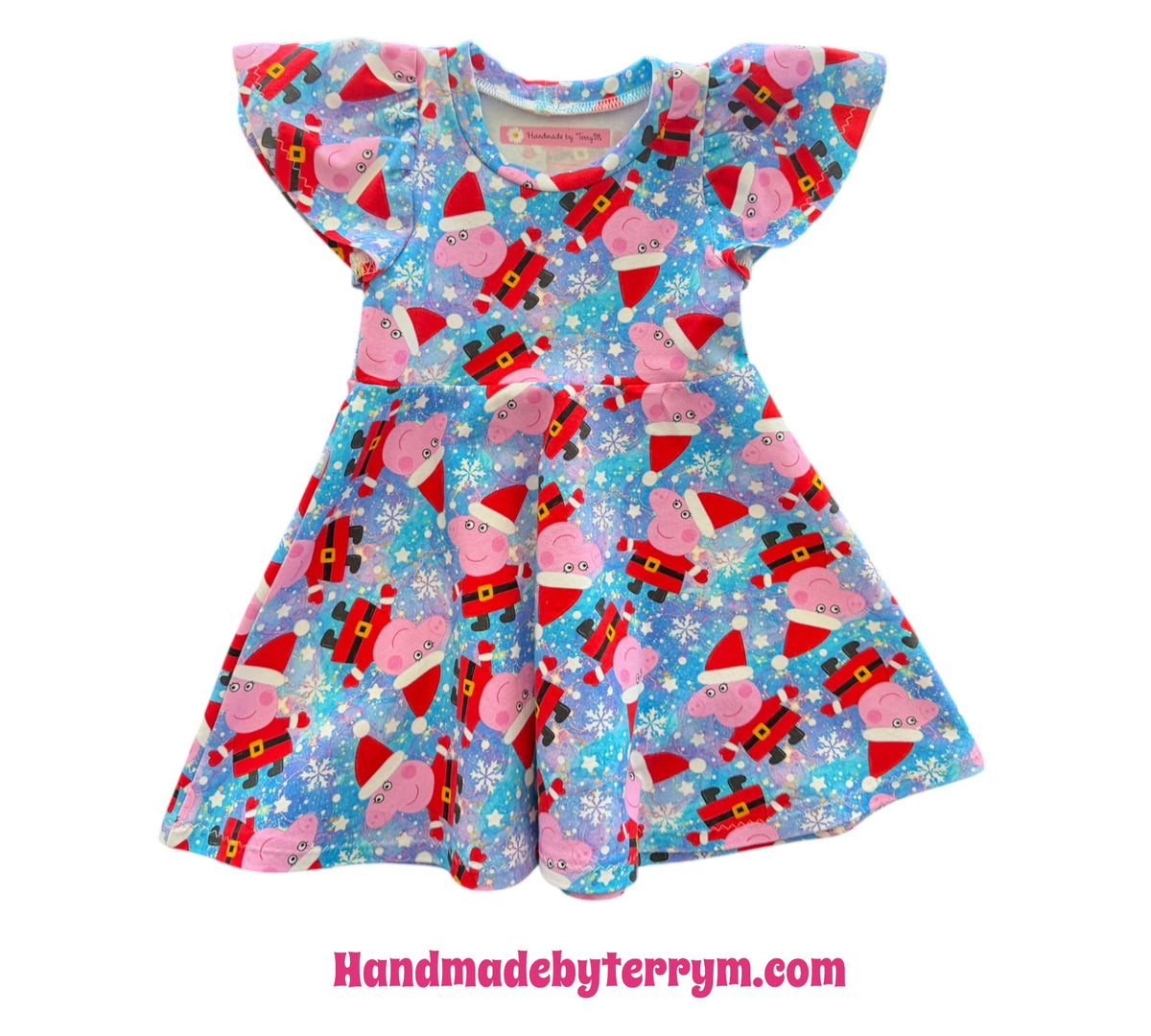 (1949) Cute Pig Xmas Dress - Size 1