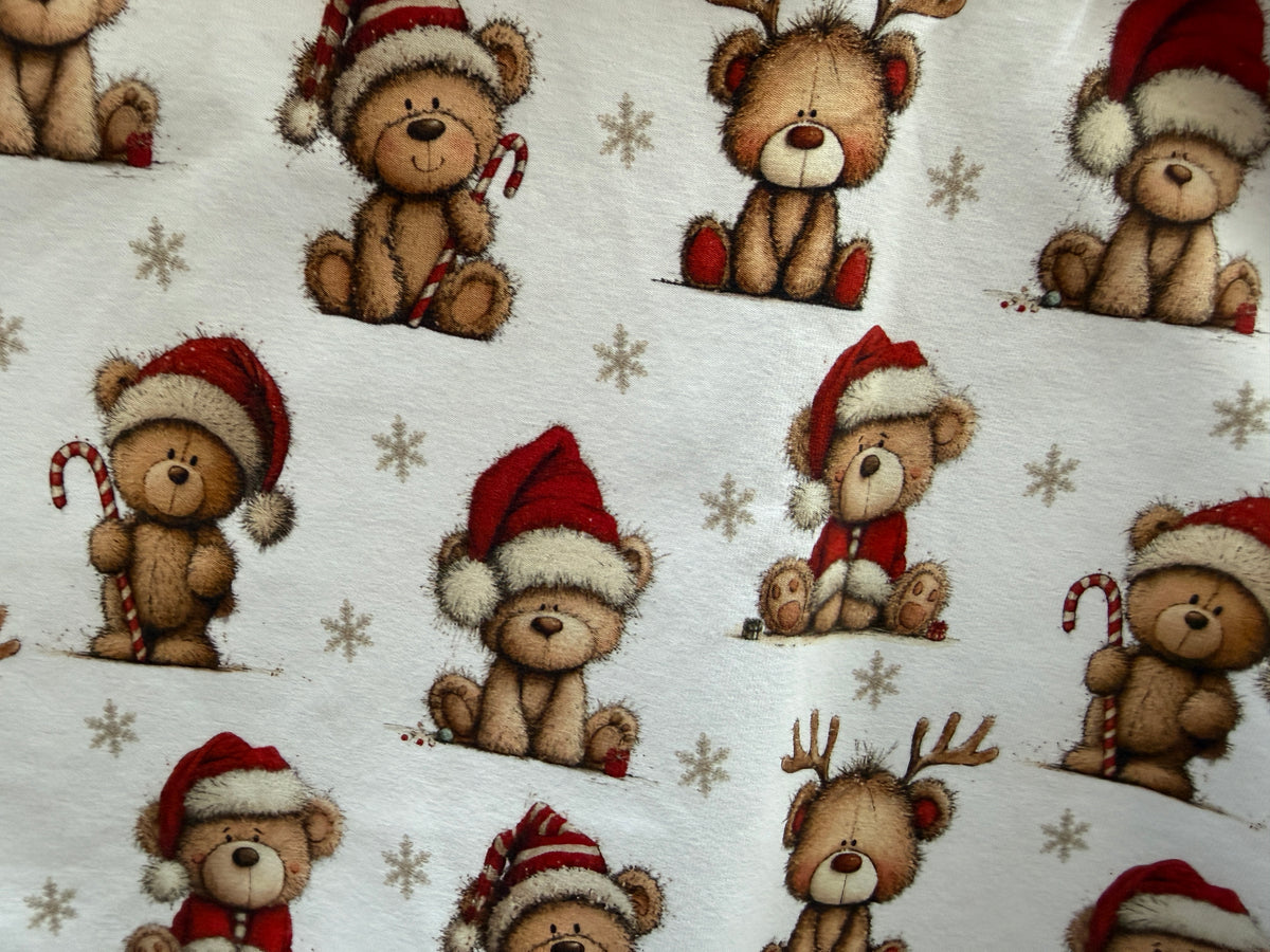 (1945) Christmas Teddy Dress - Size 1