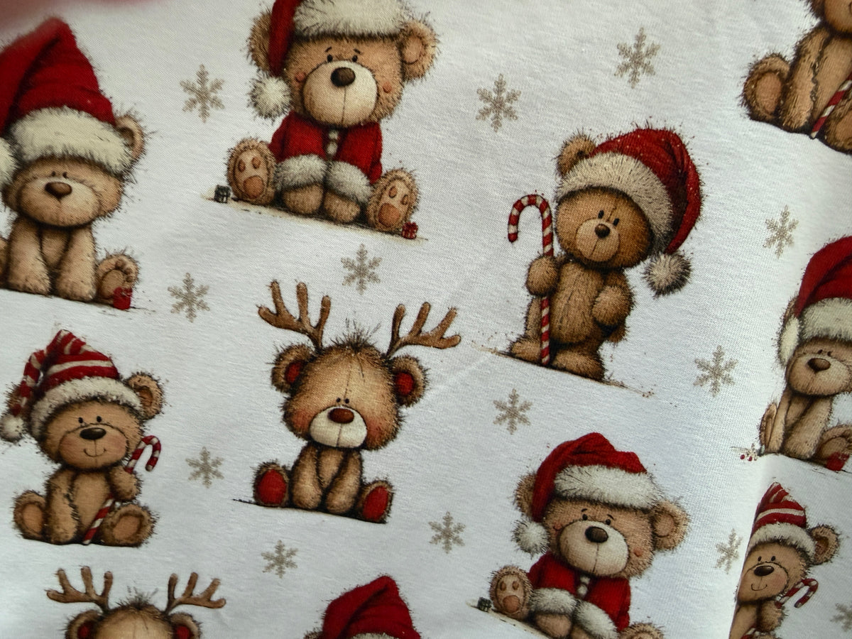 (1946) Christmas Teddy Dress - Size 2