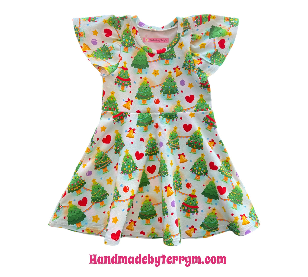 (1955) Christmas Tree Dress - Size 2