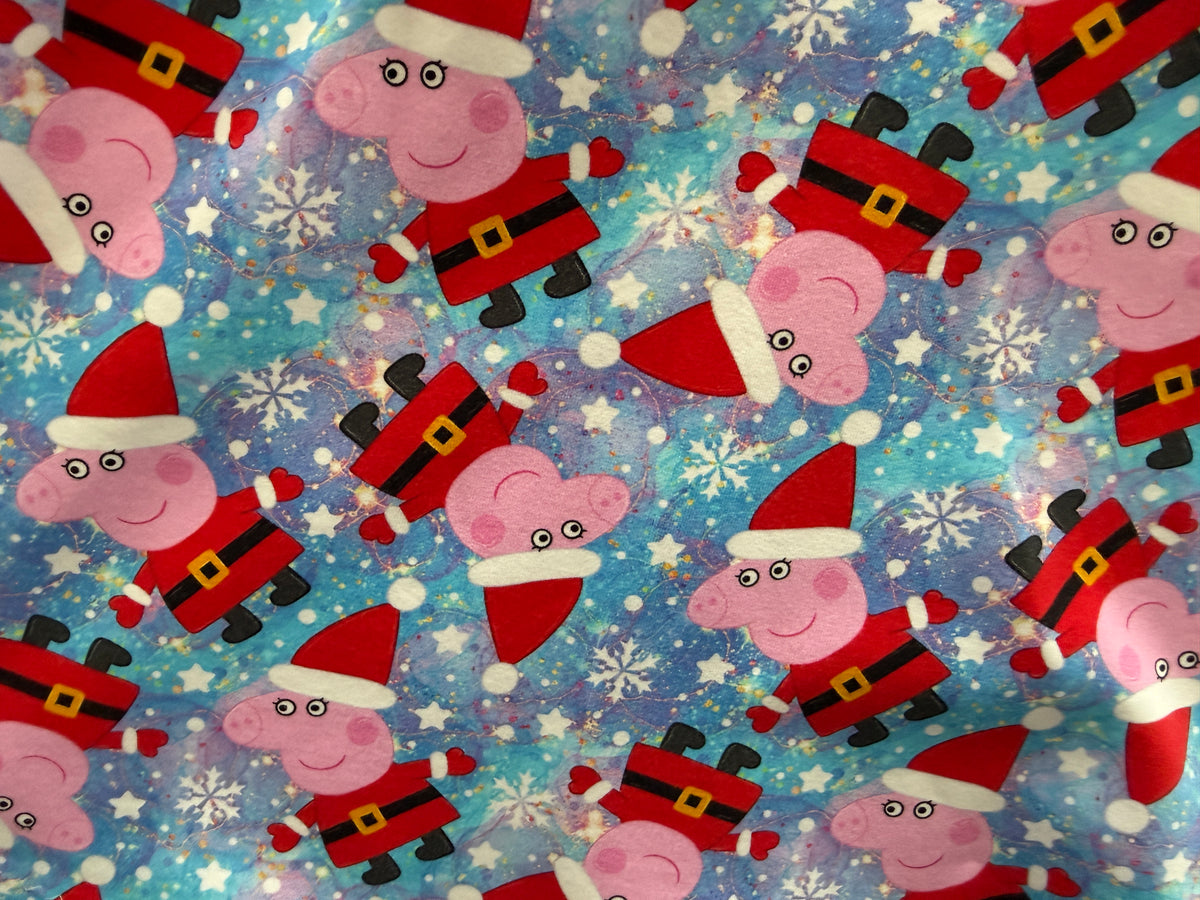(1950) Cute Christmas Pig Dress - Size 2
