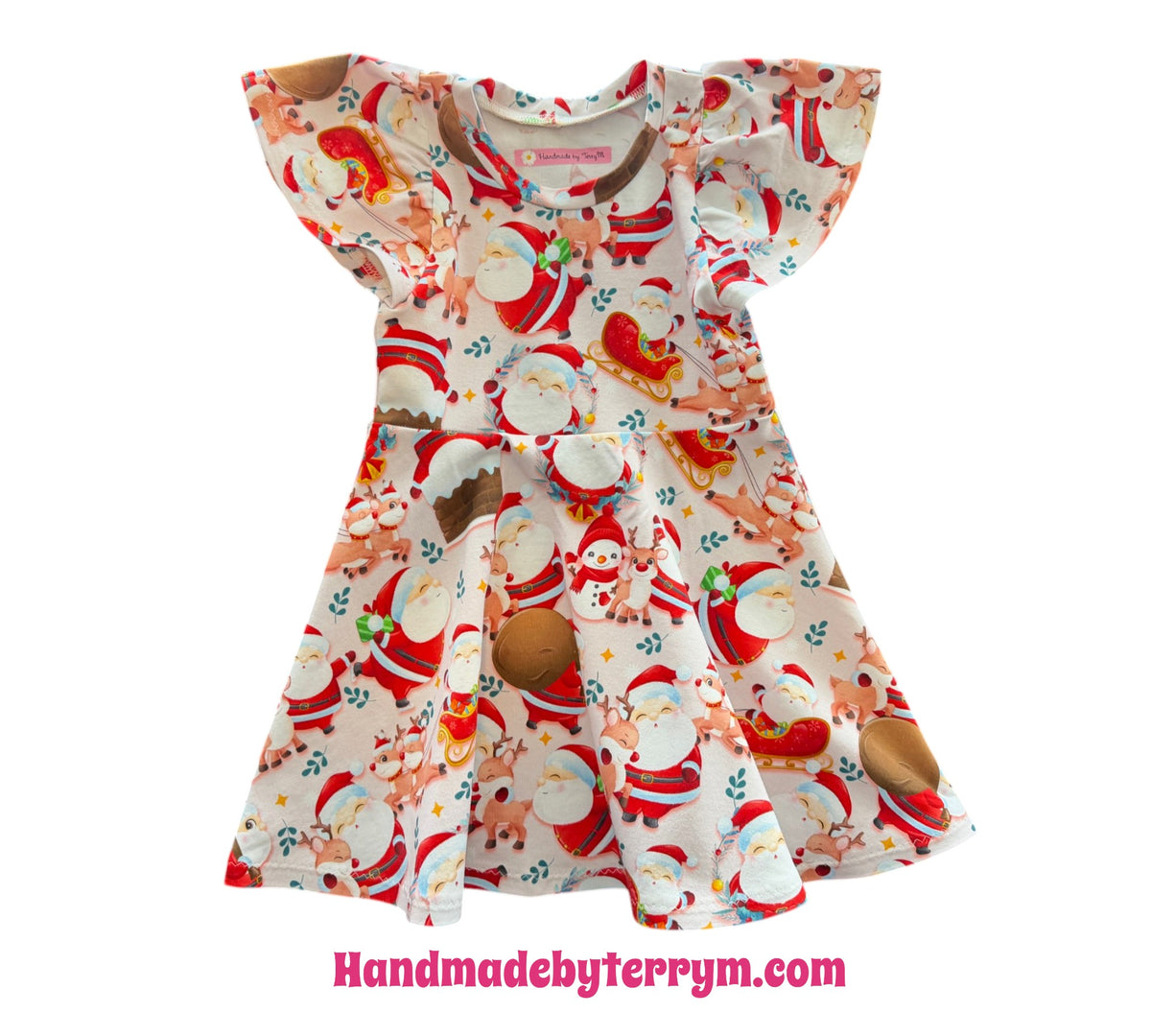 (1937) Happy Santa Dress - Size 2