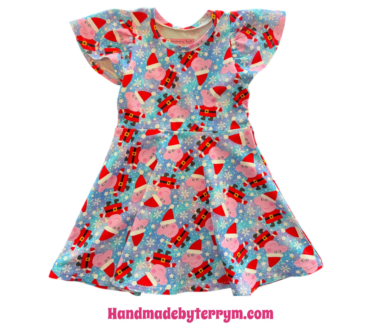 (1951) Cute Christmas Pig Dress - Sze 3