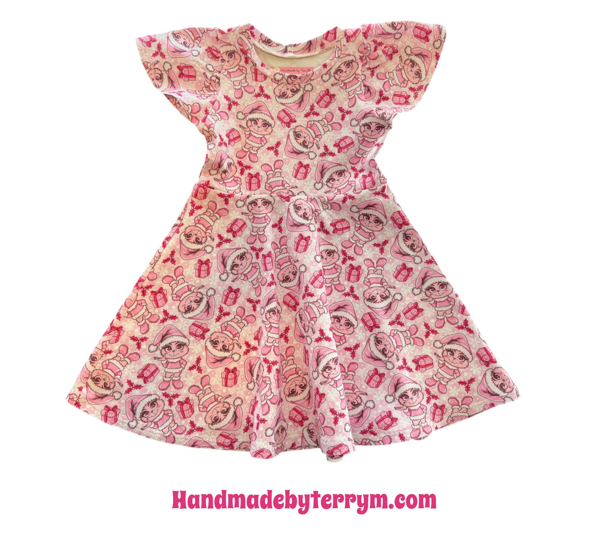 (1953) Pink Mean Christmas Character - Size 4