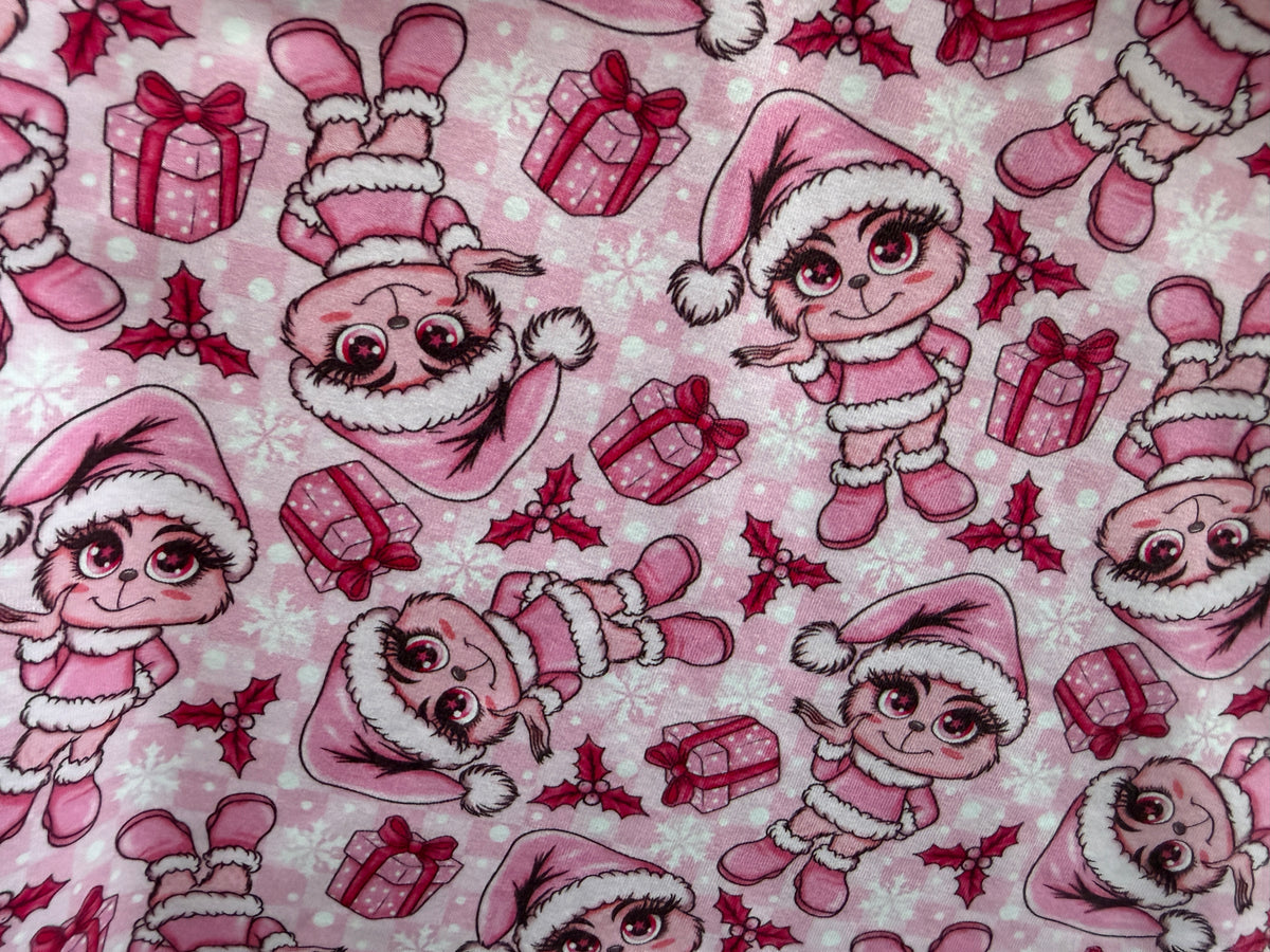 (1953) Pink Mean Christmas Character - Size 4