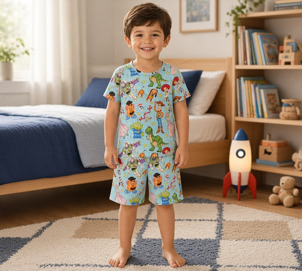 (1972) Andy's Toy Friends T-Shirt & Shorts Set - Size 4