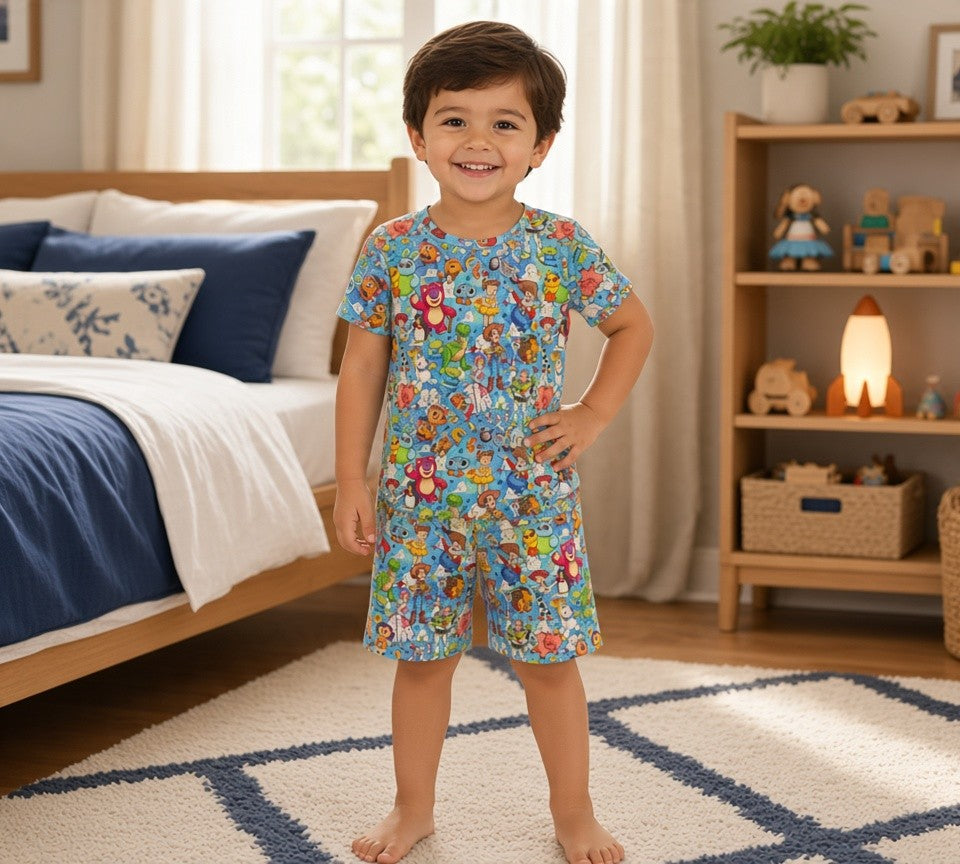 (1971) Andy's Toy Friends T-Shirt & Shorts Set - Size 3