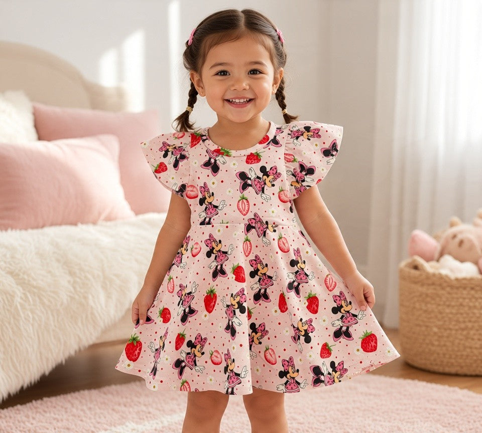 (1973) Strawberry Mouse Dress - Size 1