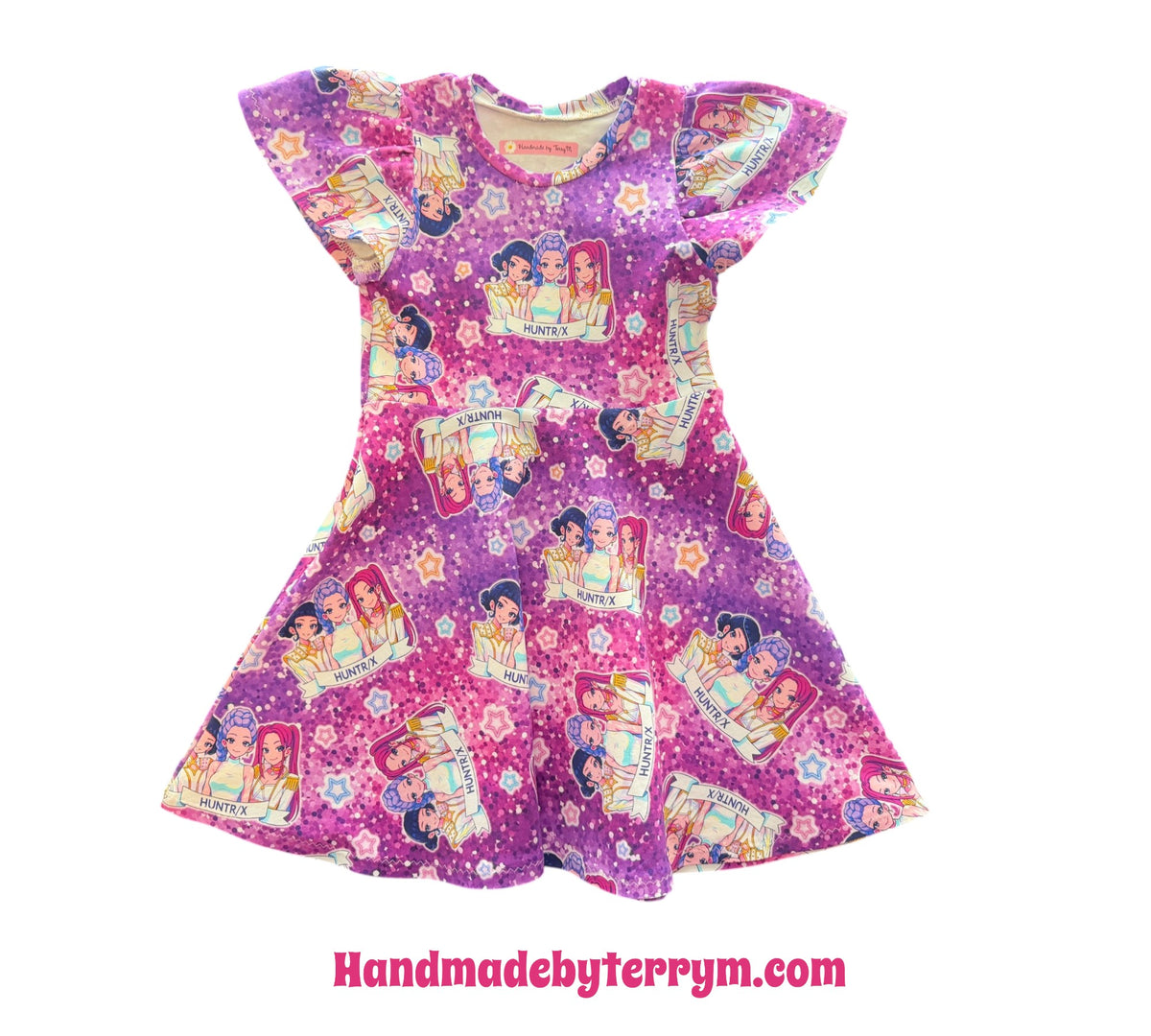 (1975) Purple KPop Dress - Size 5