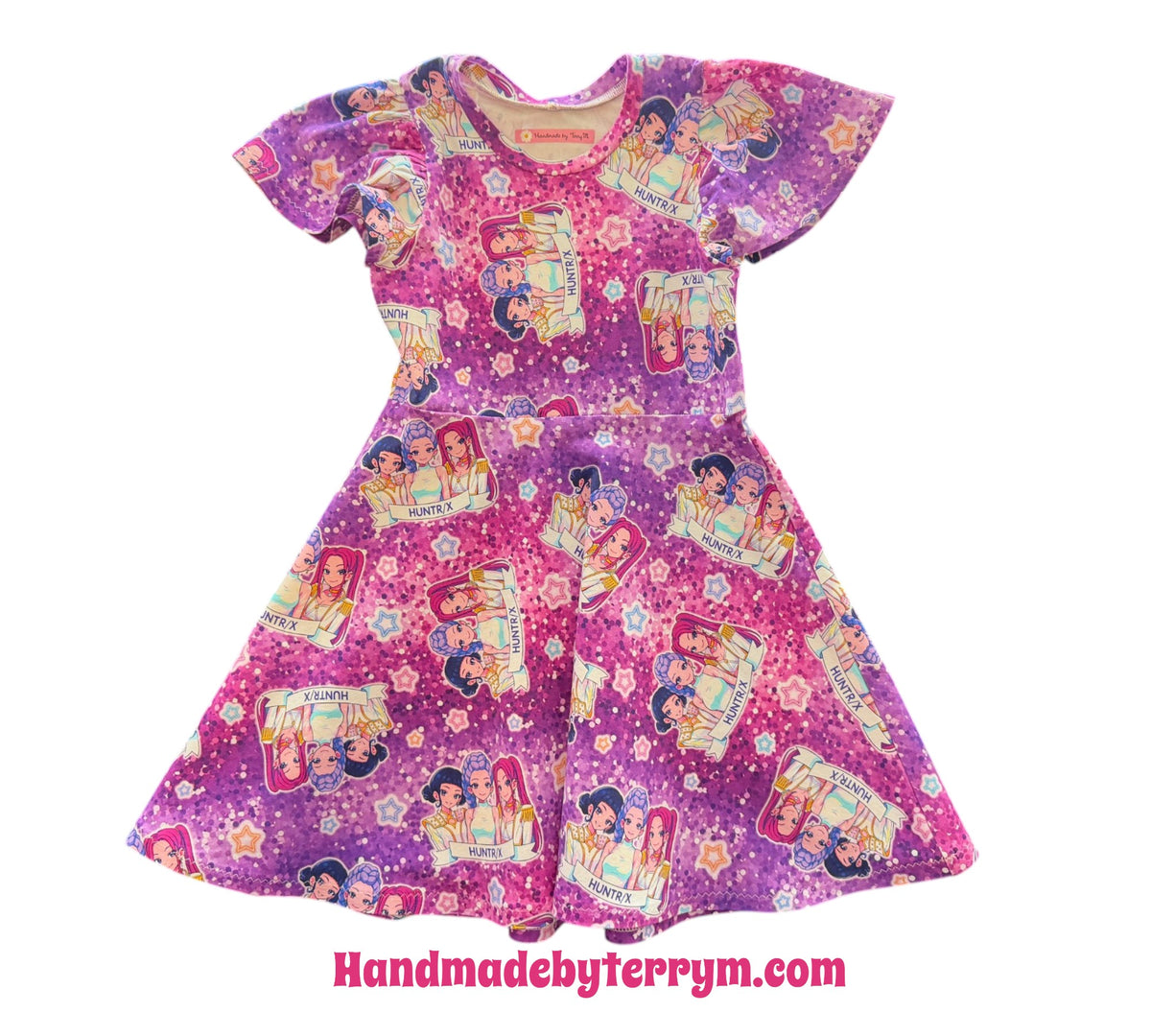 (1976) Purple KPop Dress - Size 6