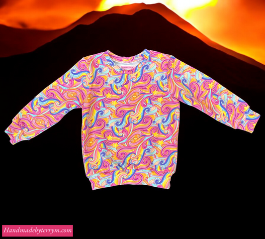 Paisley Swirl Jumper - Size 4
