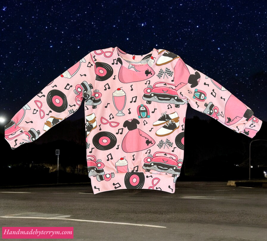 Pink Rock N Roll Jumper - Size 4