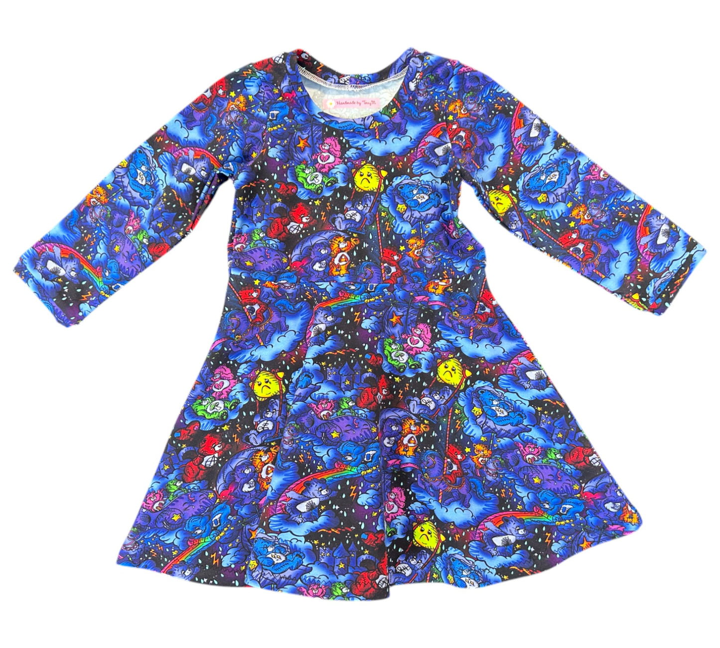Scare Bear Dress with Long Sleeves - Size 3