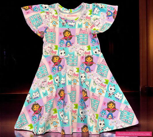Patchwork Gabby Dress - Size 4