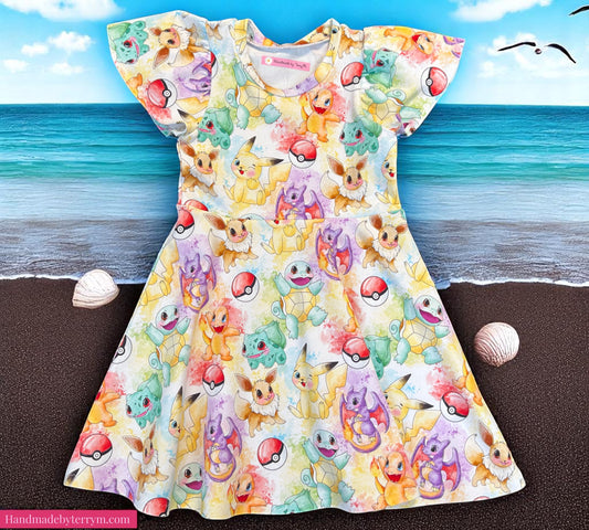 Pokemon Dress - Size 4
