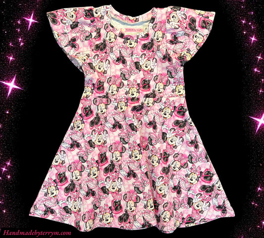 Pink Minnie Dress - Size 4