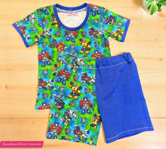 Transformer T-Shirt & Shorts Set - Size 3