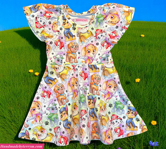 Puppies on Patrol Dress - Size 2