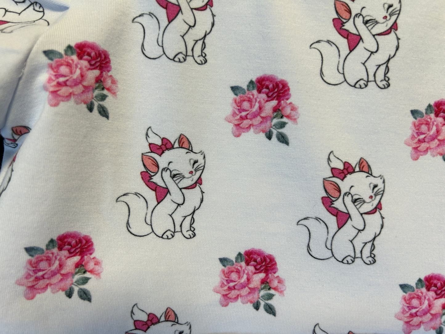 Cute White Cat Dress - Size 3
