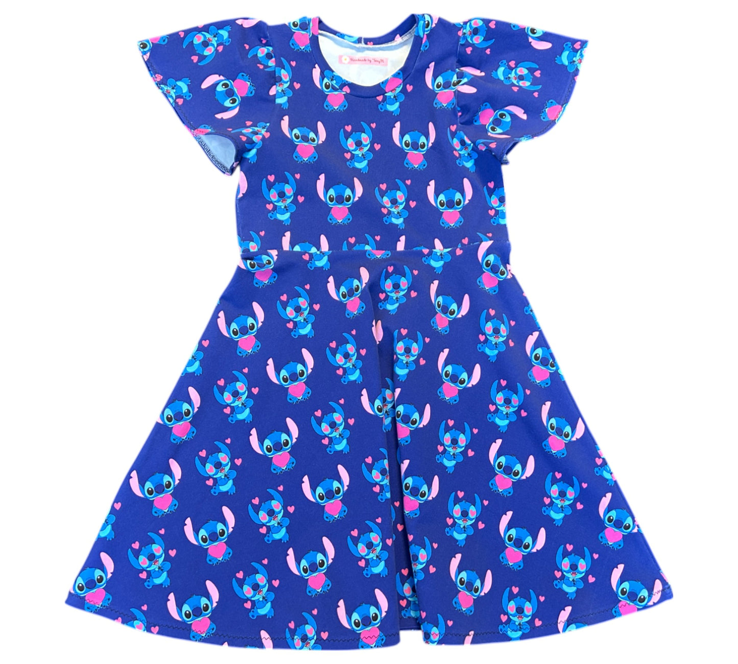 Love Heart Stitch Dress - Size 7