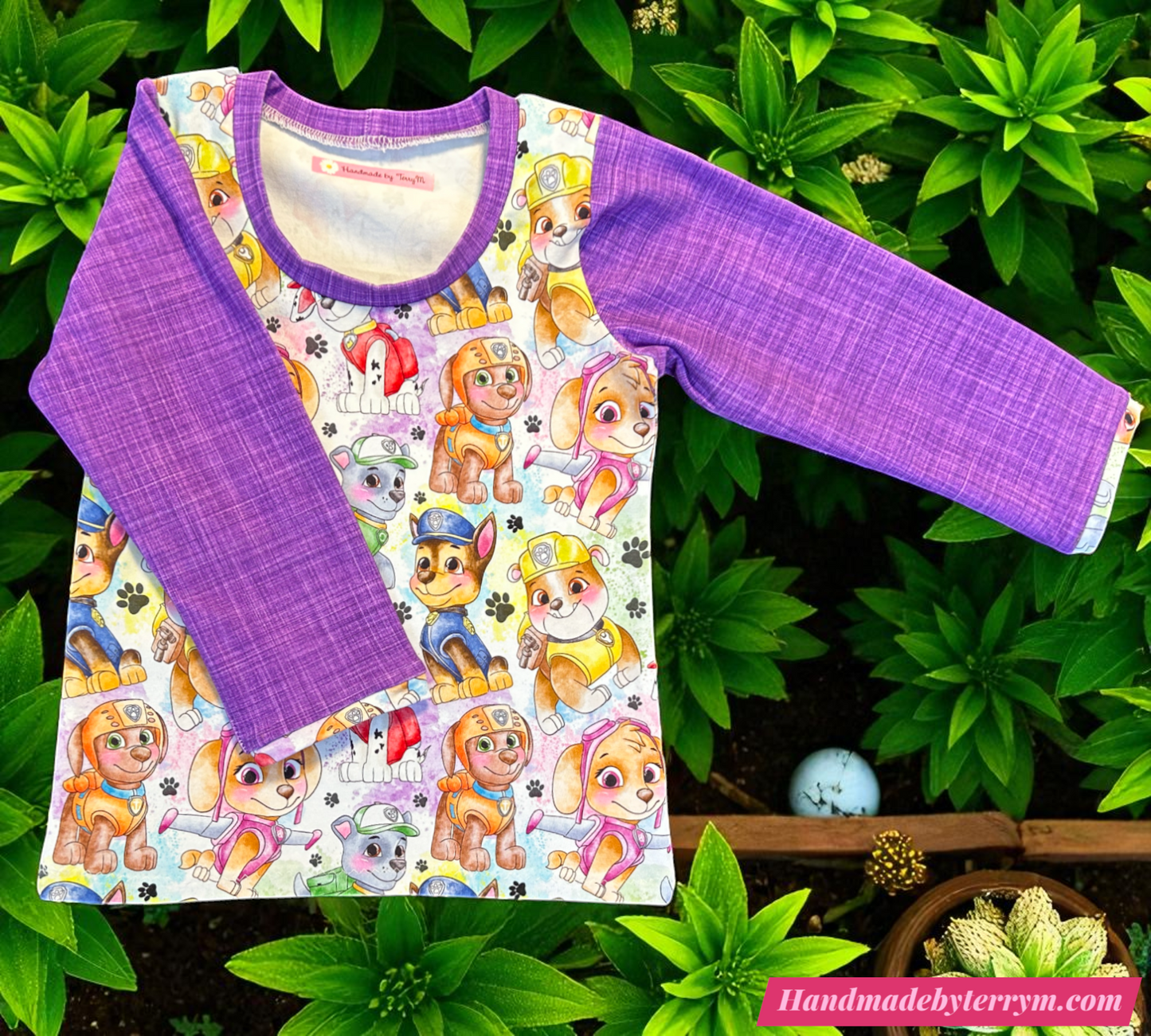 Pups on Patrol Long Sleeve T-Shirt - Size 3