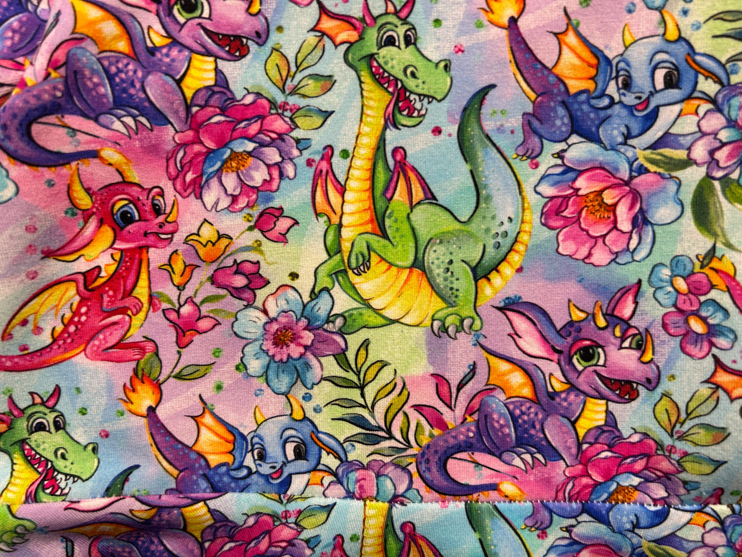 Colourful Dragon Dress - Size 3