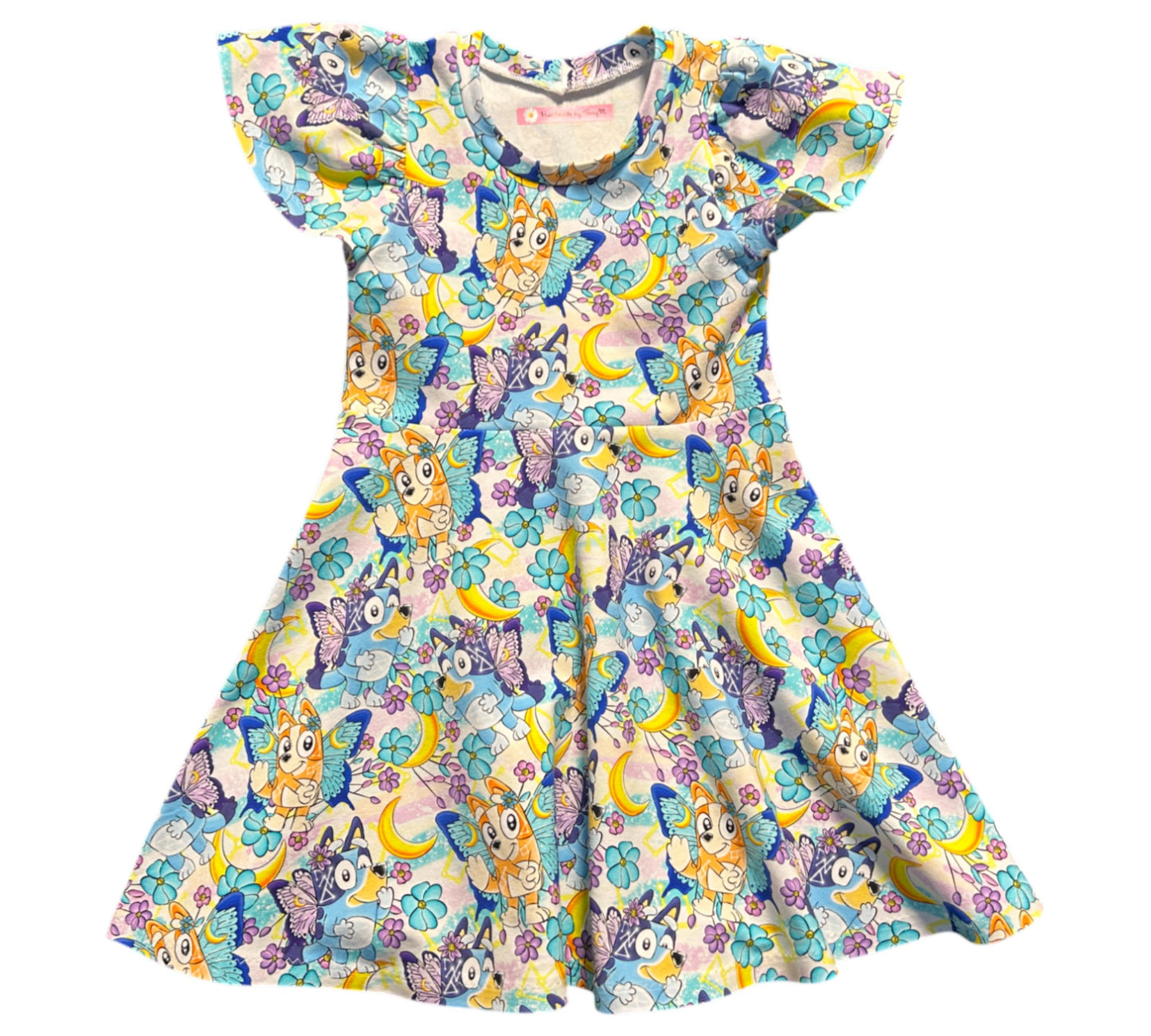 Bluey Butterfly Dress - Size 4