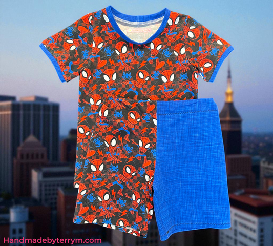 Spiderman T-Shirt & Shorts Set - Size 4