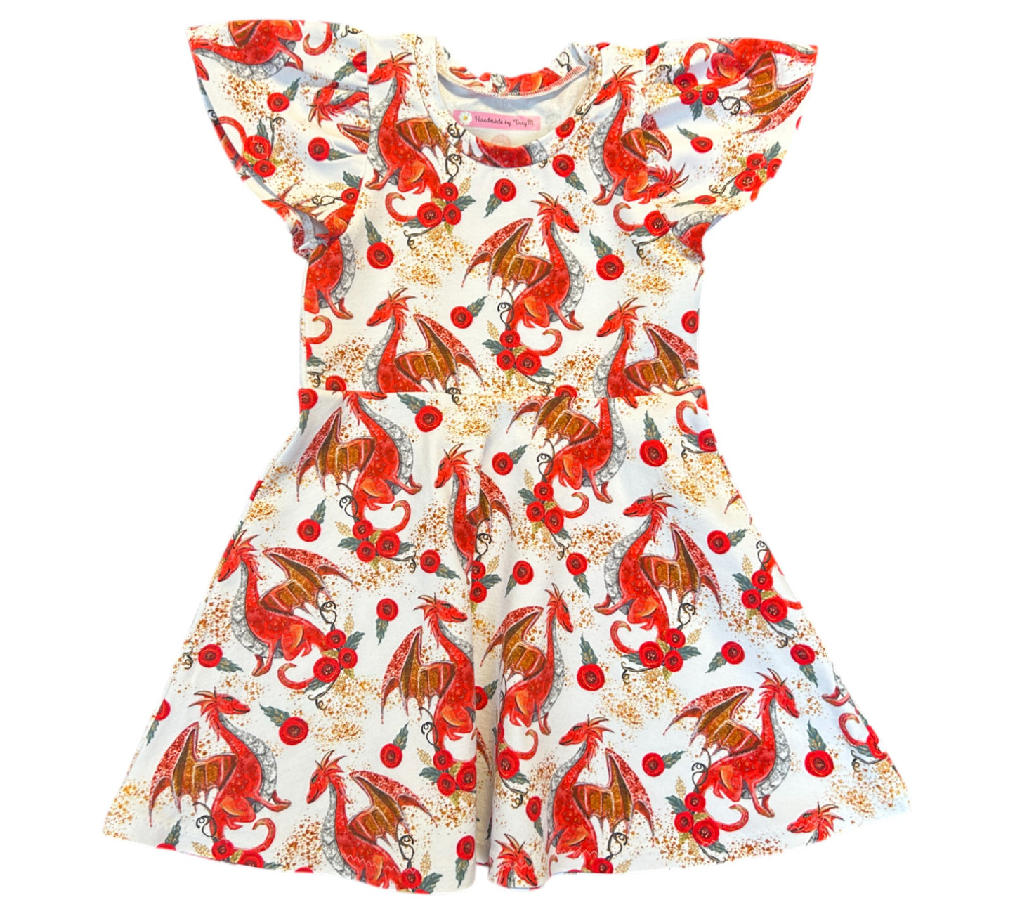 Red Dragon Dress - Size 3