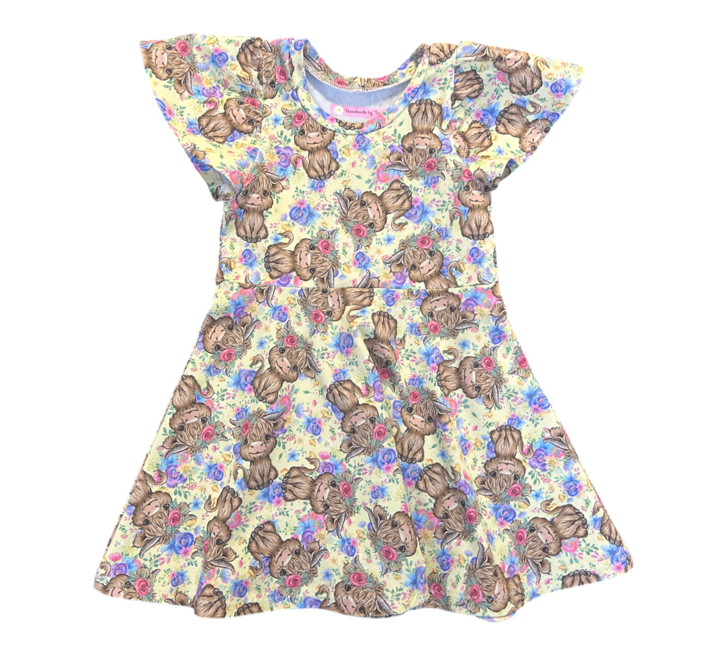 Highland Cow Dress - Size 2