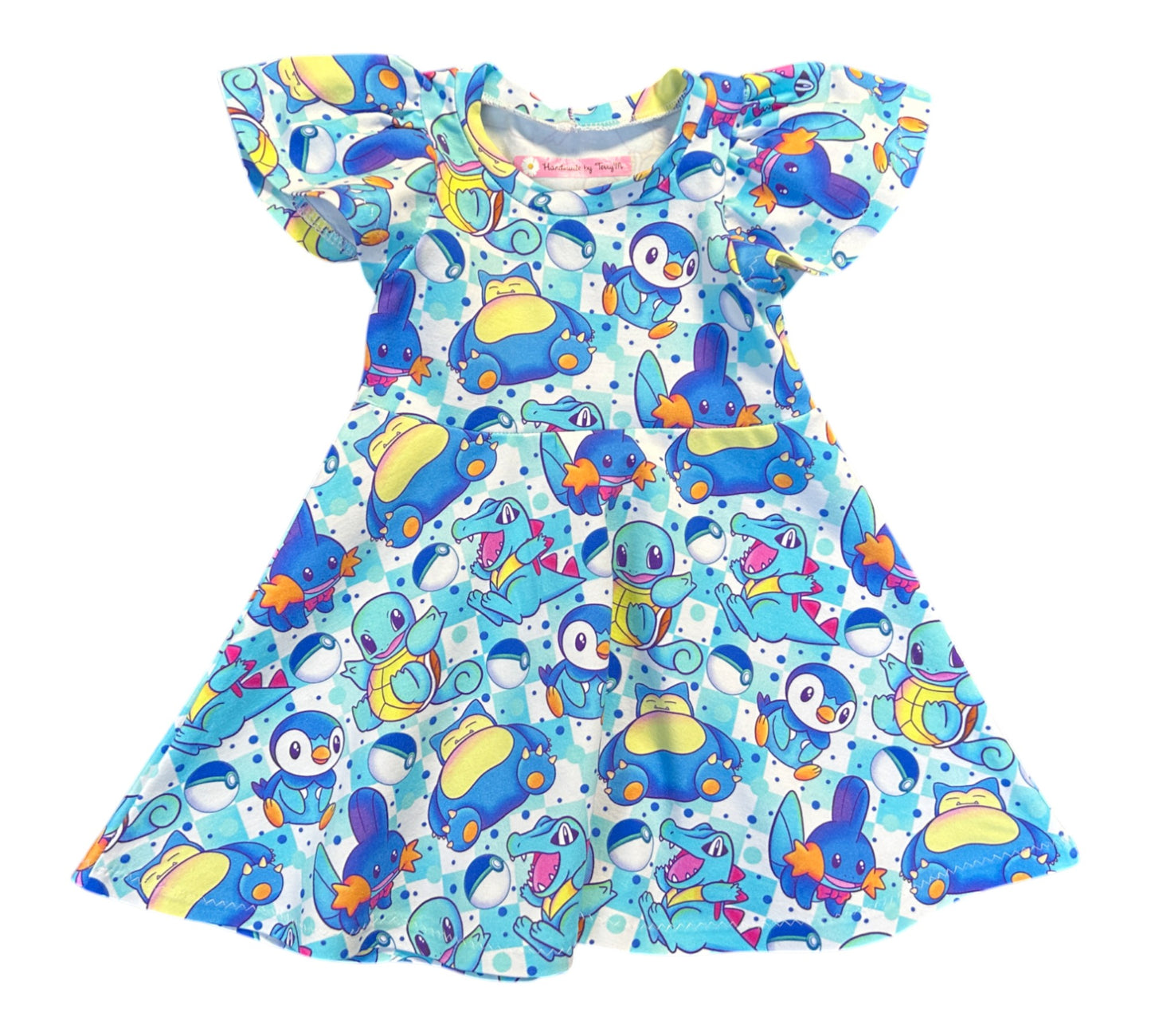 Blue Pokemon Dress - Size 1