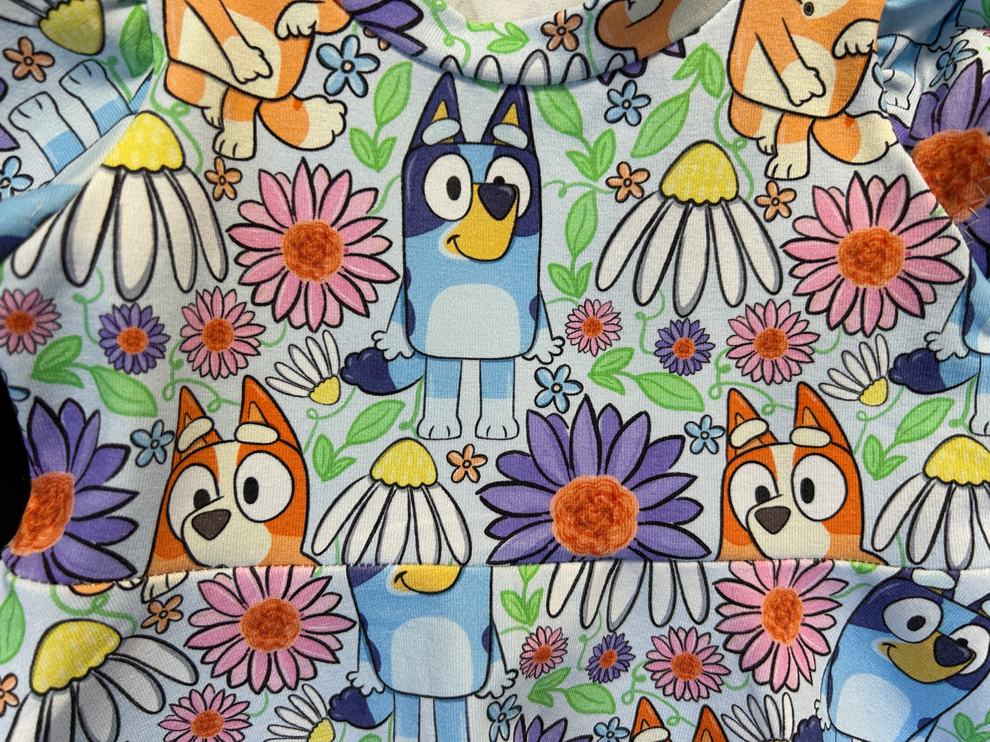 Flower Bluey Dress - Size 1