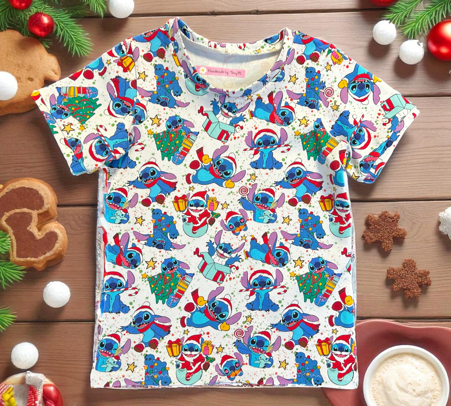 Christmas Stitch T-Shirt - Size 4