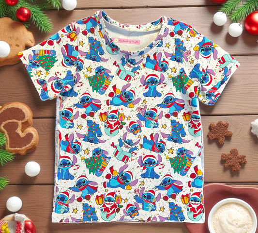 Christmas Stitch T-Shirt - Size 4
