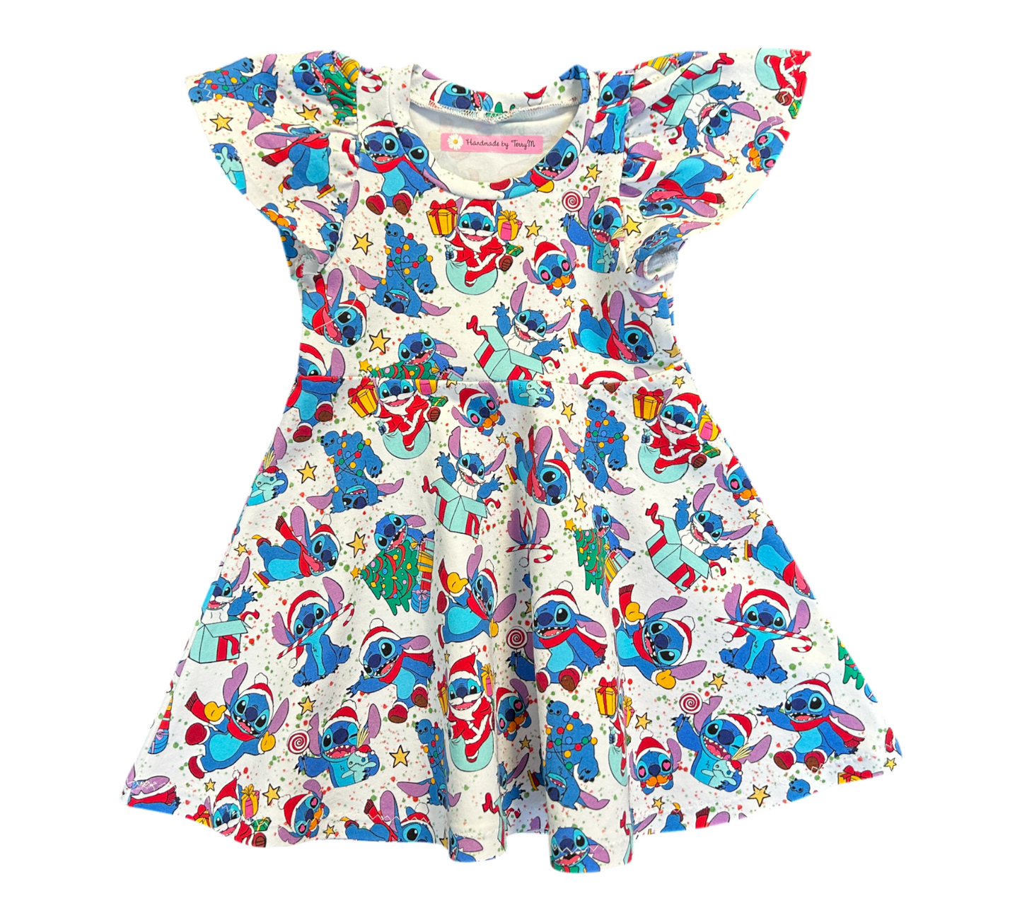 Christmas Stitch Dress - Size 1