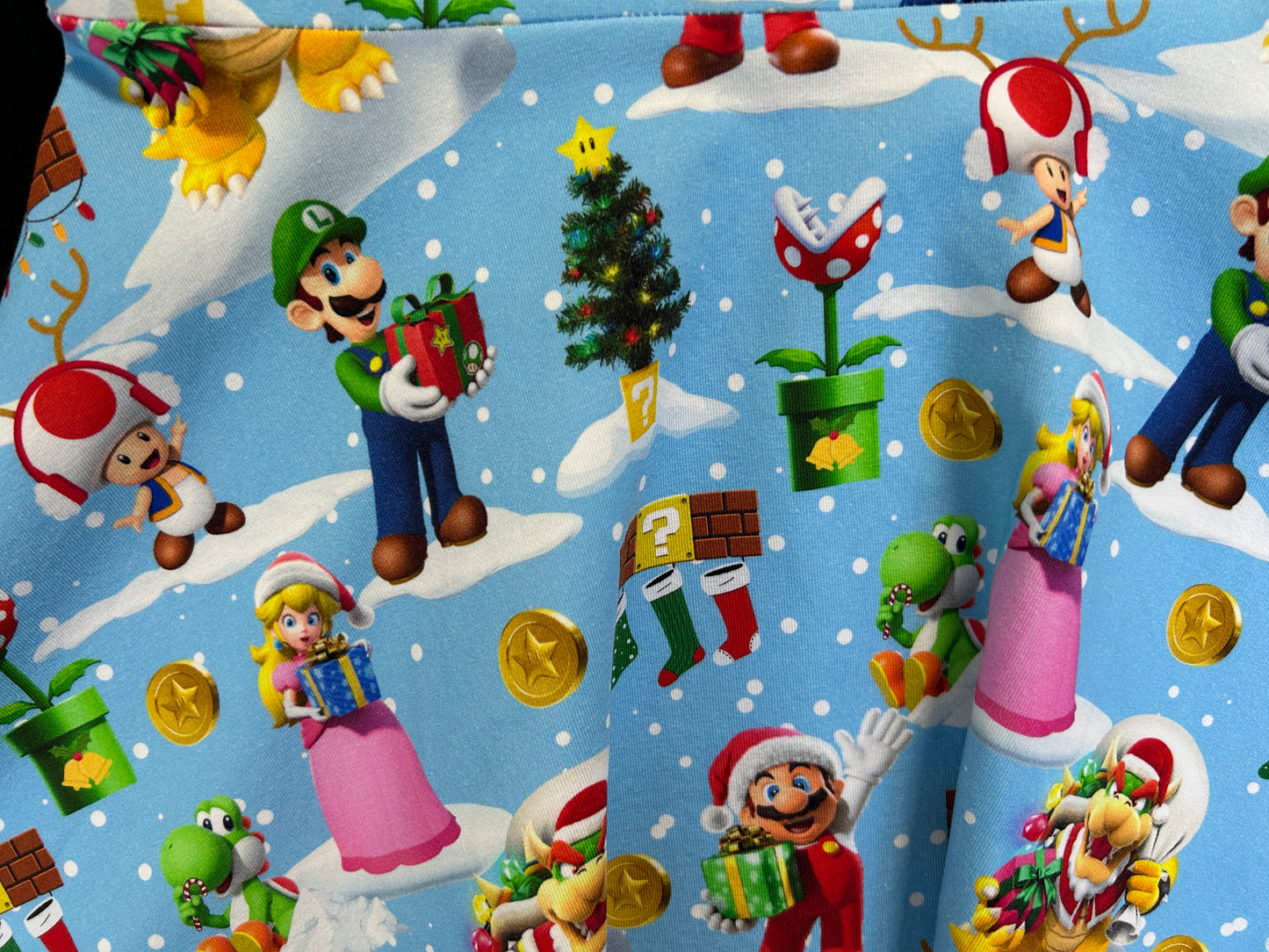 Mario Gang Christmas Dress - Size 3