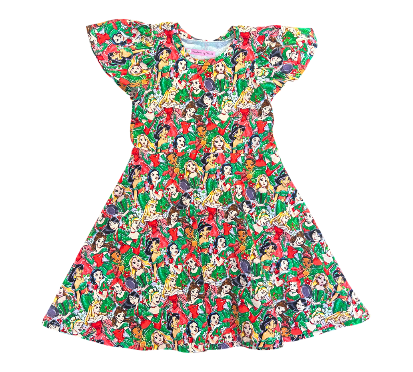 Christmas Princesses Dress - Size 4