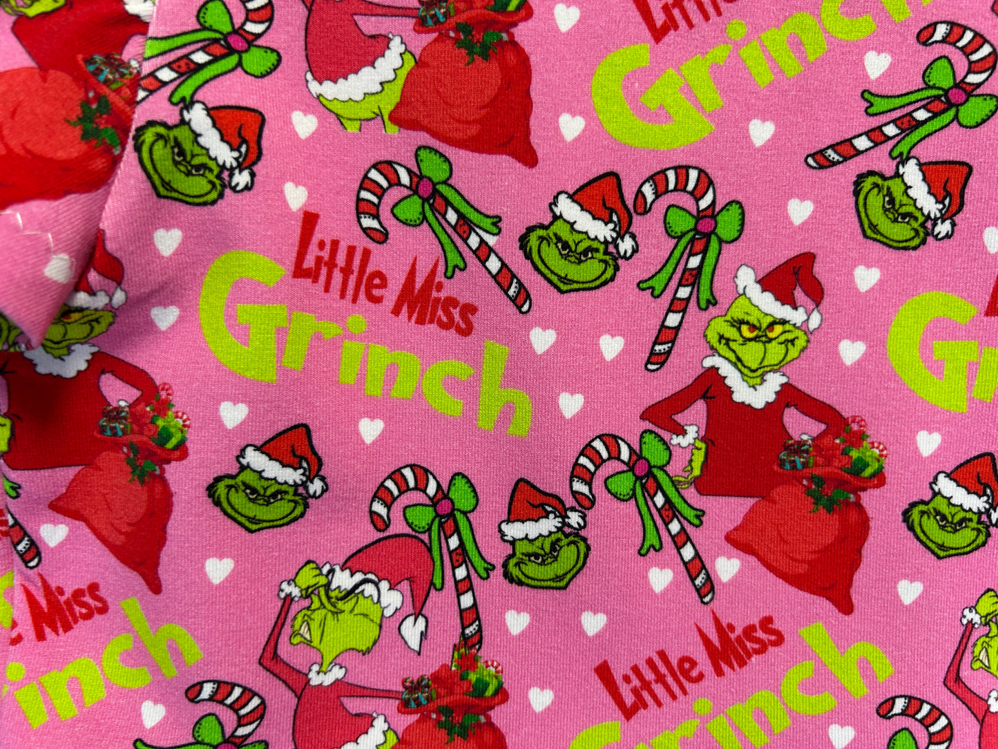 Little Miss Grinch Xmas Dress - Size 3