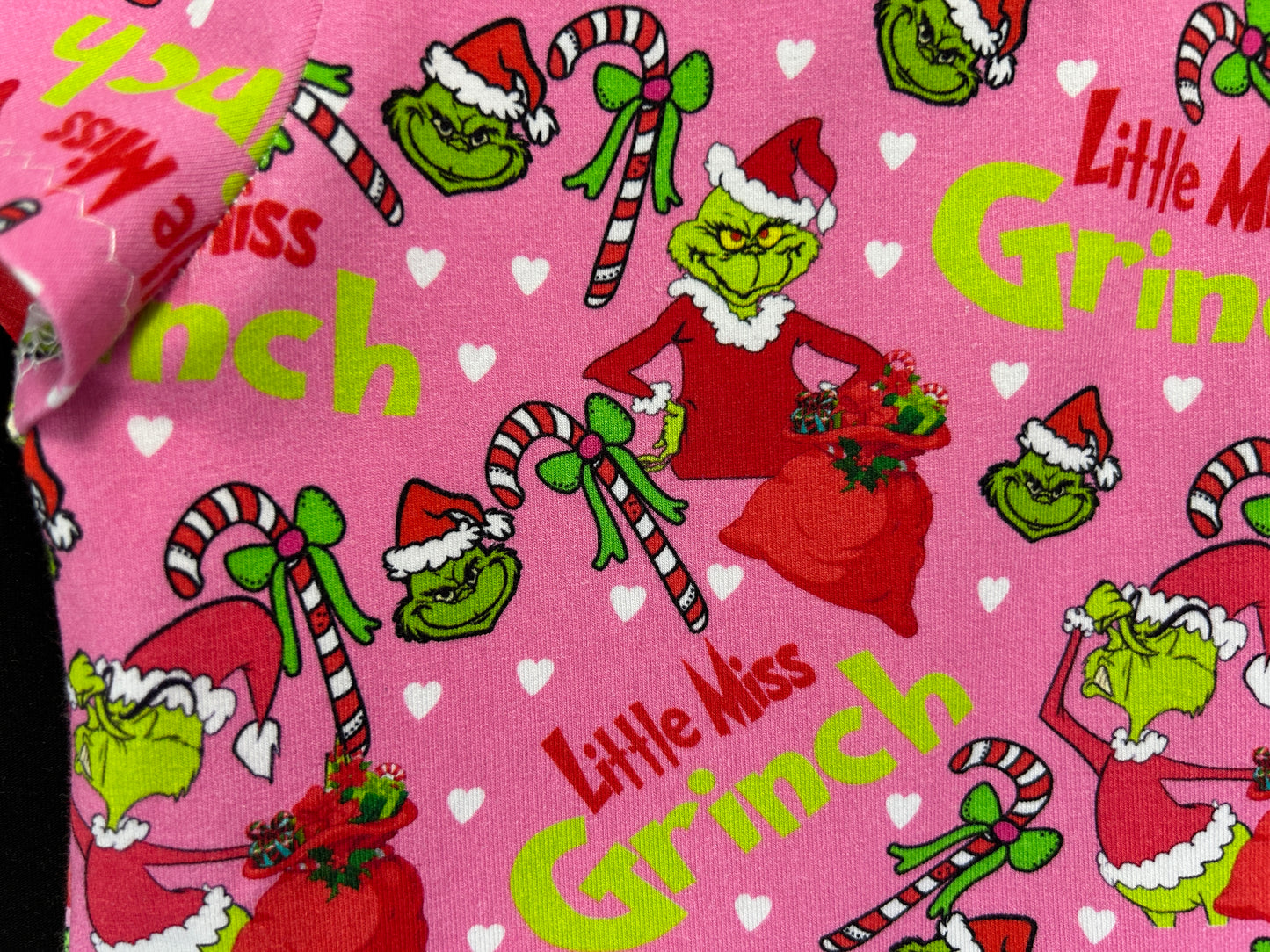 Little Miss Grinch Xmas Dress - Size 5