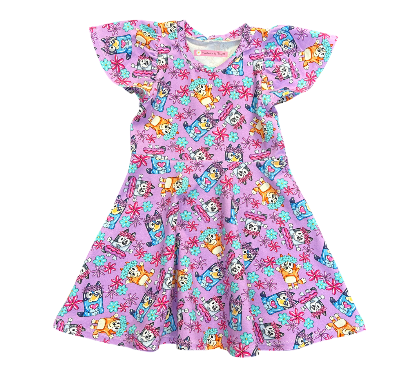 Purple Bluey Dress - Size 3
