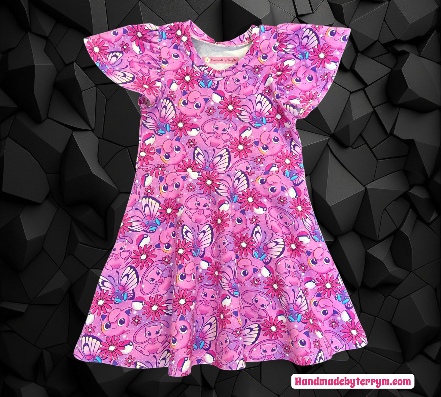 Pink Pokémon Dress  Size 3