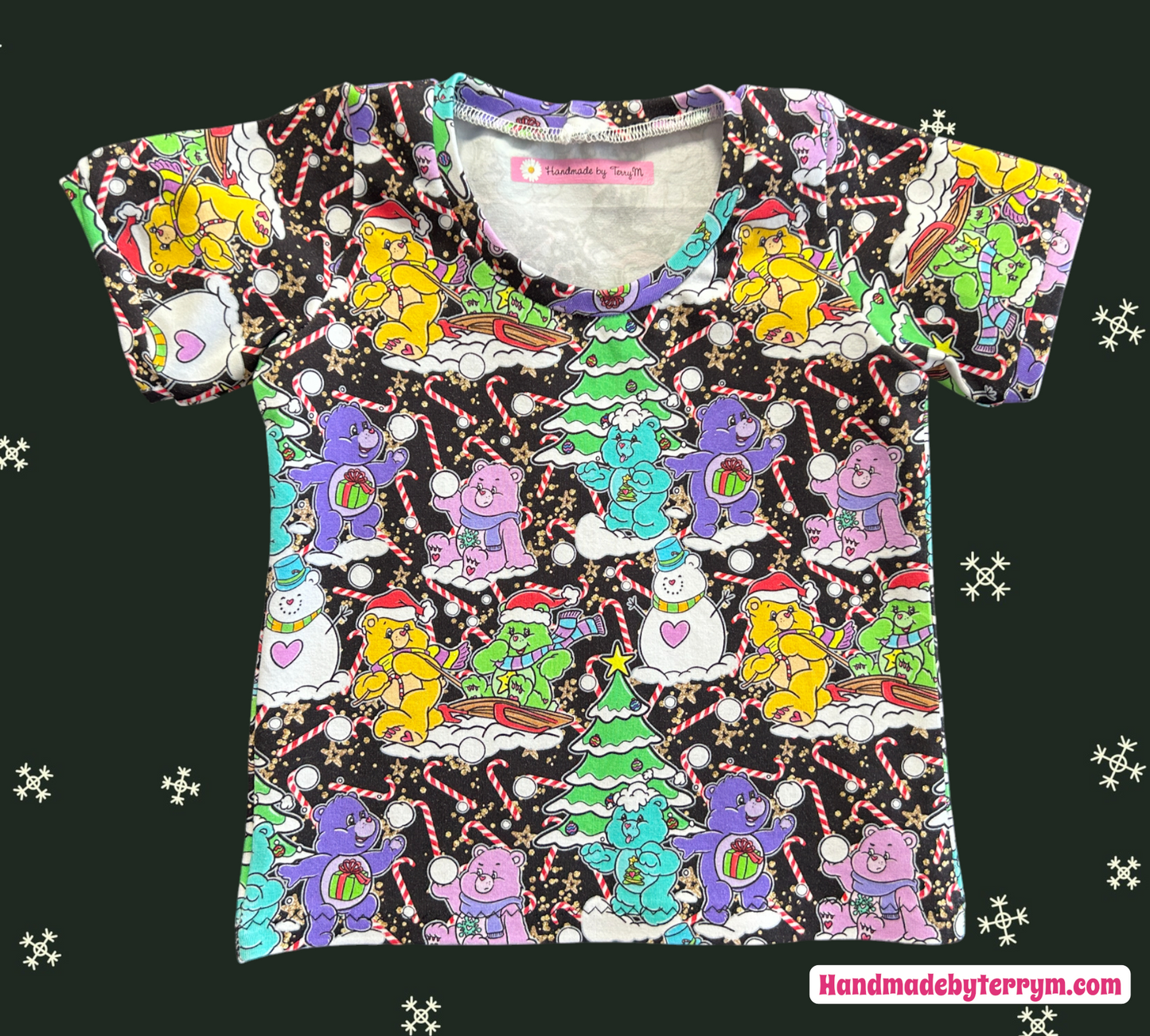 Christmas Carebears T-Shirt - Size 1
