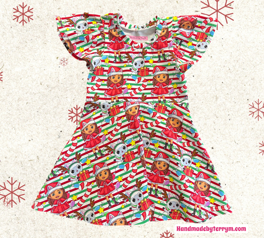 Gabby Christmas Dress - Size 2