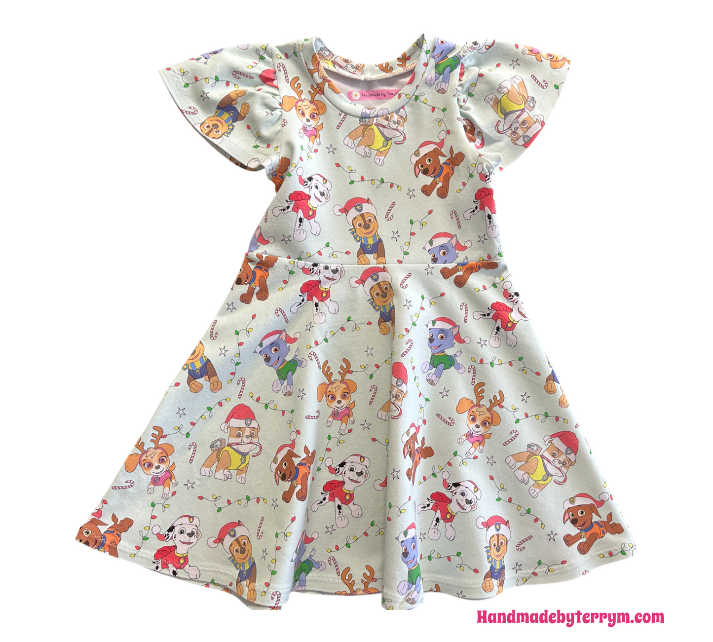 Christmas Paw Patrol Dress - Size 4