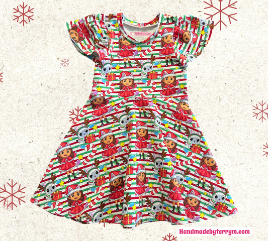 Gabby Christmas Dress - Size 4