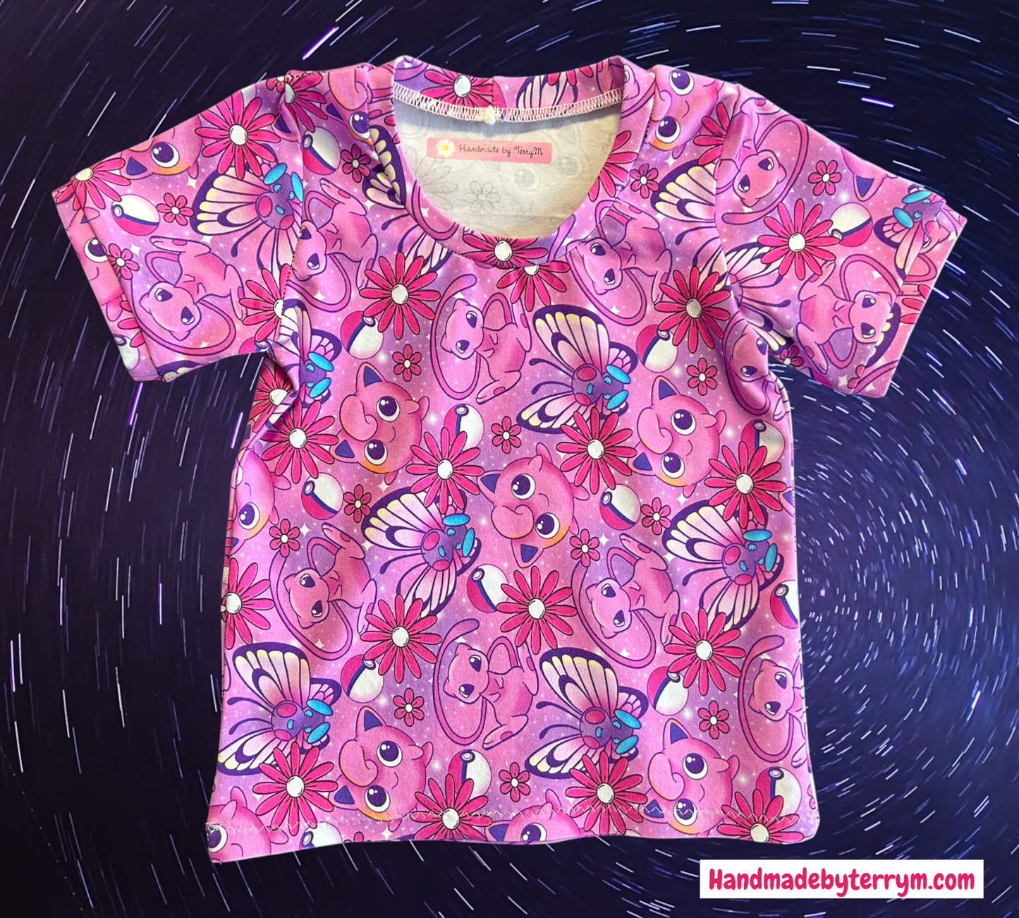 Pink Pokemon T-Shirt - Size 2