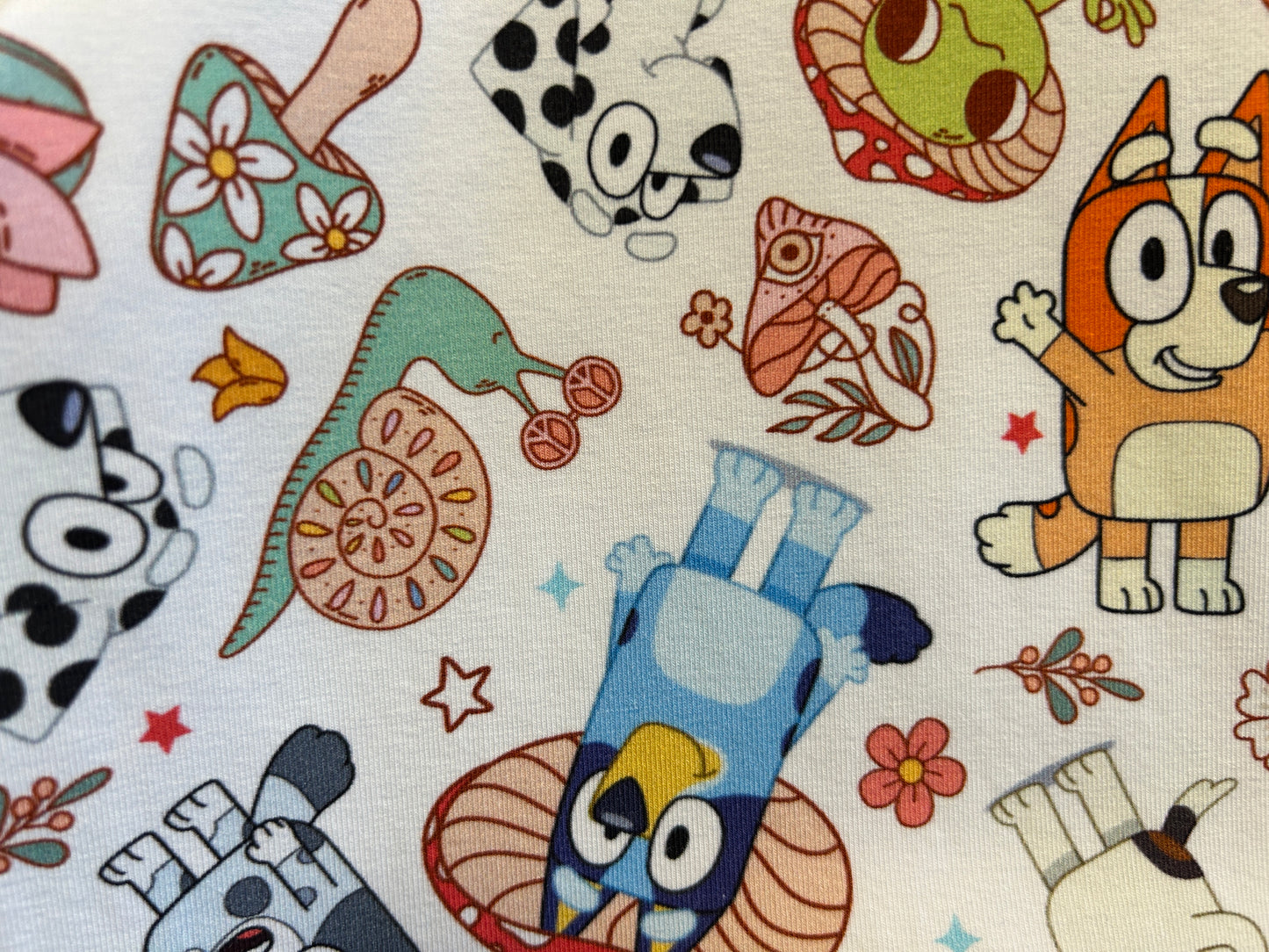 Mushroom Bluey Dress - Size 4