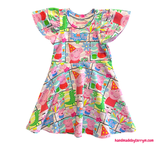 (1326) Pig Dress - Size 2