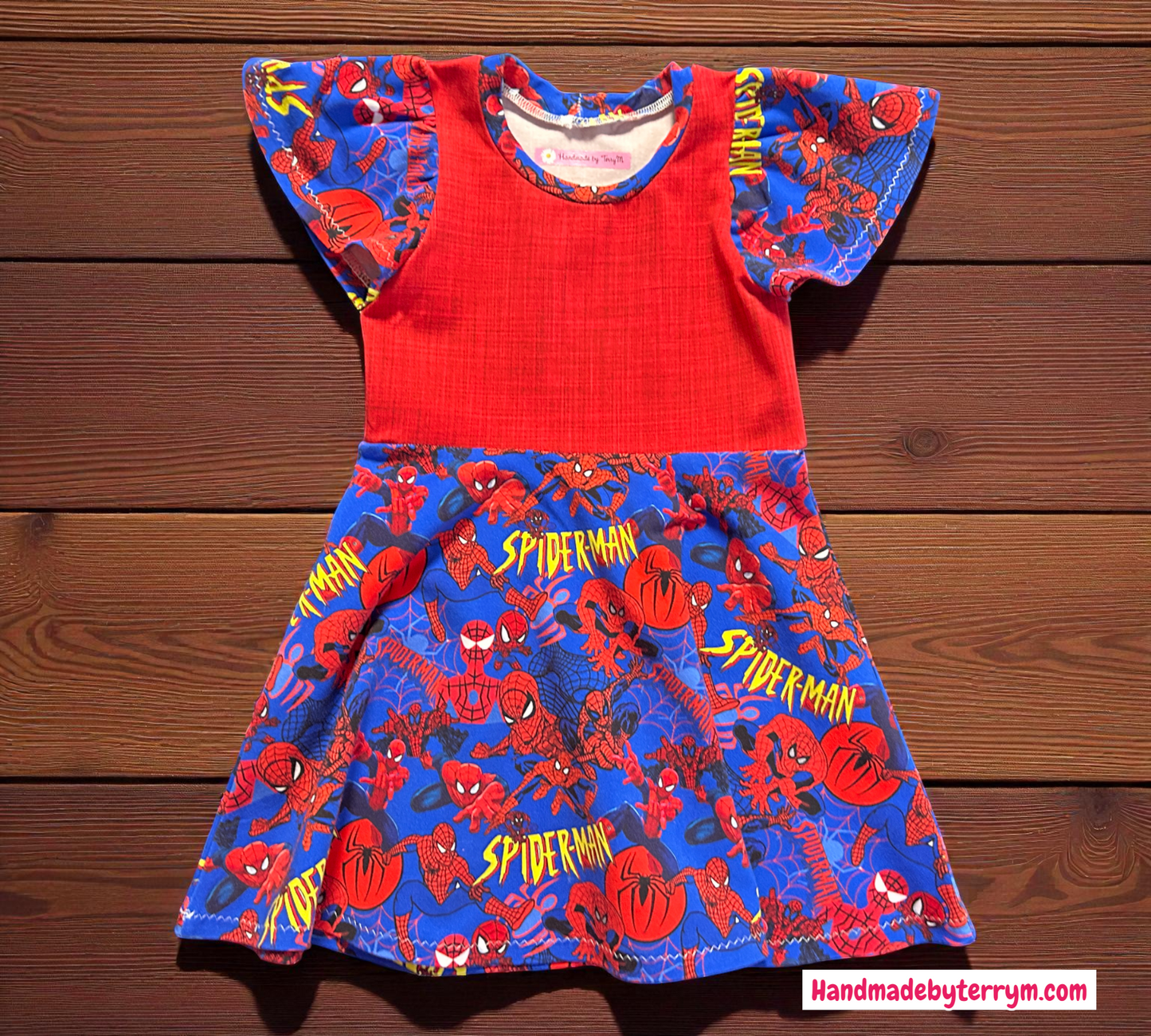 Spiderman Dress - Size 3